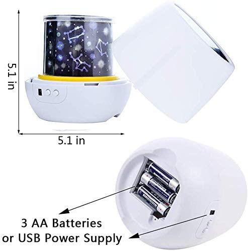Night Lights for Kids Multifunctional Moon Star Projector Lamp (LL5)(LL4)(1U58)(F58)
