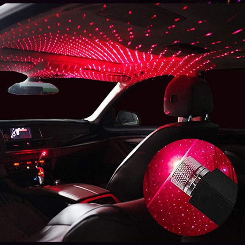 Star Projector Night Light USB Car Atmosphere Lamp - Adjustable Flexible Home Ceiling (LL5)(1U58)(CT1)(1U60)