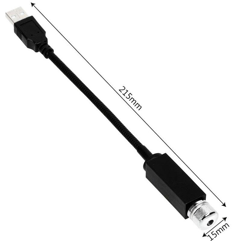Star Projector Night Light USB Car Atmosphere Lamp - Adjustable Flexible Home Ceiling (LL5)(1U58)(CT1)(1U60)