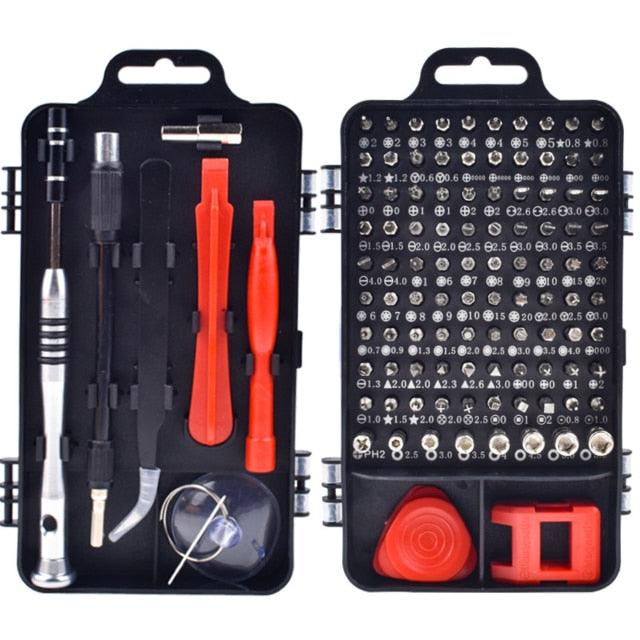 Amazing Repair Tools Kit Screwdriver Set Precision - 115 In 1 Magnetic Torx Hex Bit Screw Driver Bits (1U89)