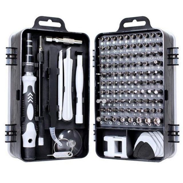 Amazing Repair Tools Kit Screwdriver Set Precision - 115 In 1 Magnetic Torx Hex Bit Screw Driver Bits (1U89)
