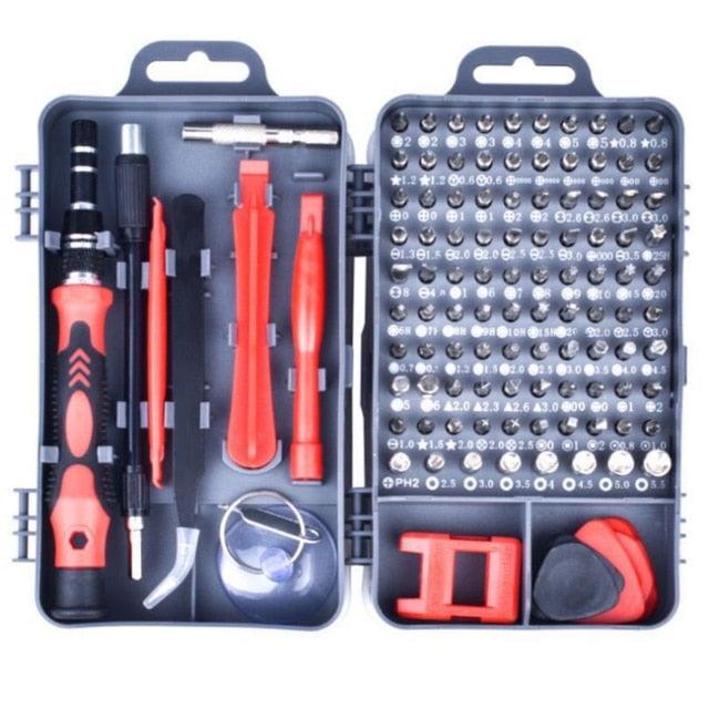 Amazing Repair Tools Kit Screwdriver Set Precision - 115 In 1 Magnetic Torx Hex Bit Screw Driver Bits (1U89)