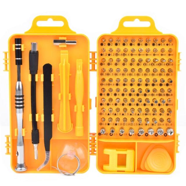 Amazing Repair Tools Kit Screwdriver Set Precision - 115 In 1 Magnetic Torx Hex Bit Screw Driver Bits (1U89)