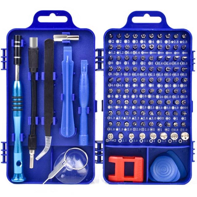 Amazing Repair Tools Kit Screwdriver Set Precision - 115 In 1 Magnetic Torx Hex Bit Screw Driver Bits (1U89)