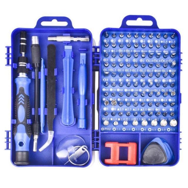 Amazing Repair Tools Kit Screwdriver Set Precision - 115 In 1 Magnetic Torx Hex Bit Screw Driver Bits (1U89)