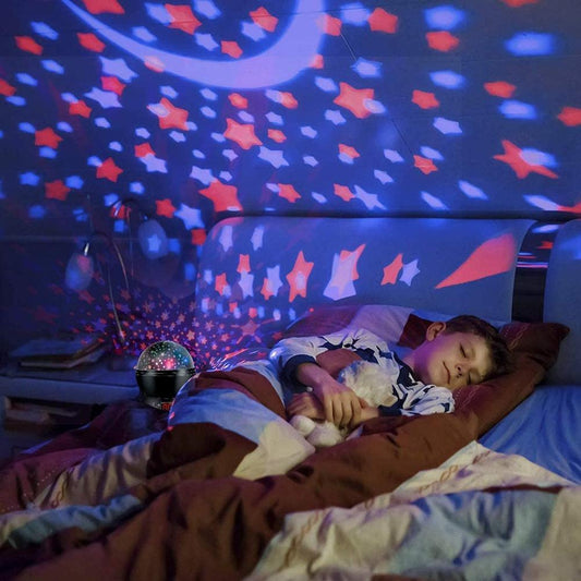 ZK50 Romantic Starry Sky LED Night Light Projector - Battery USB Night Light (LL4)(F58)