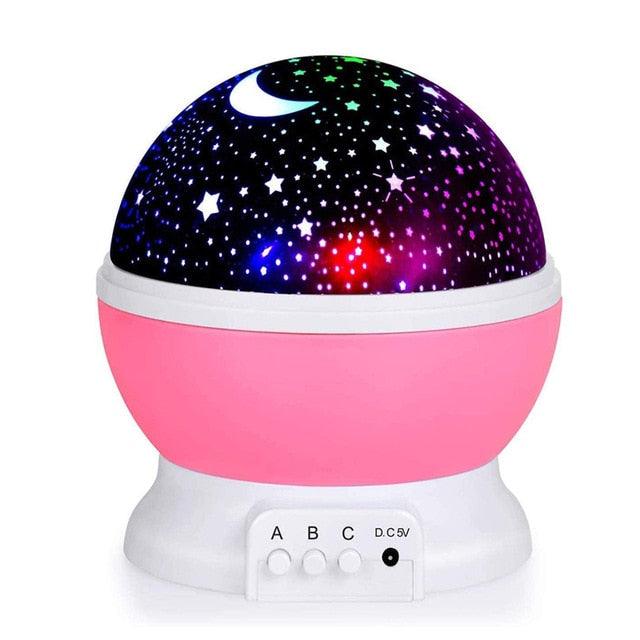 ZK50 Romantic Starry Sky LED Night Light Projector - Battery USB Night Light (LL4)(F58)