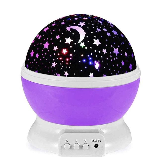 ZK50 Romantic Starry Sky LED Night Light Projector - Battery USB Night Light (LL4)(F58)