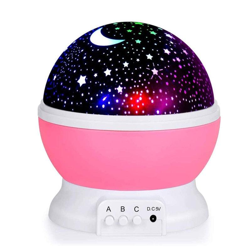 ZK50 Romantic Starry Sky LED Night Light Projector - Battery USB Night Light (LL4)(F58)