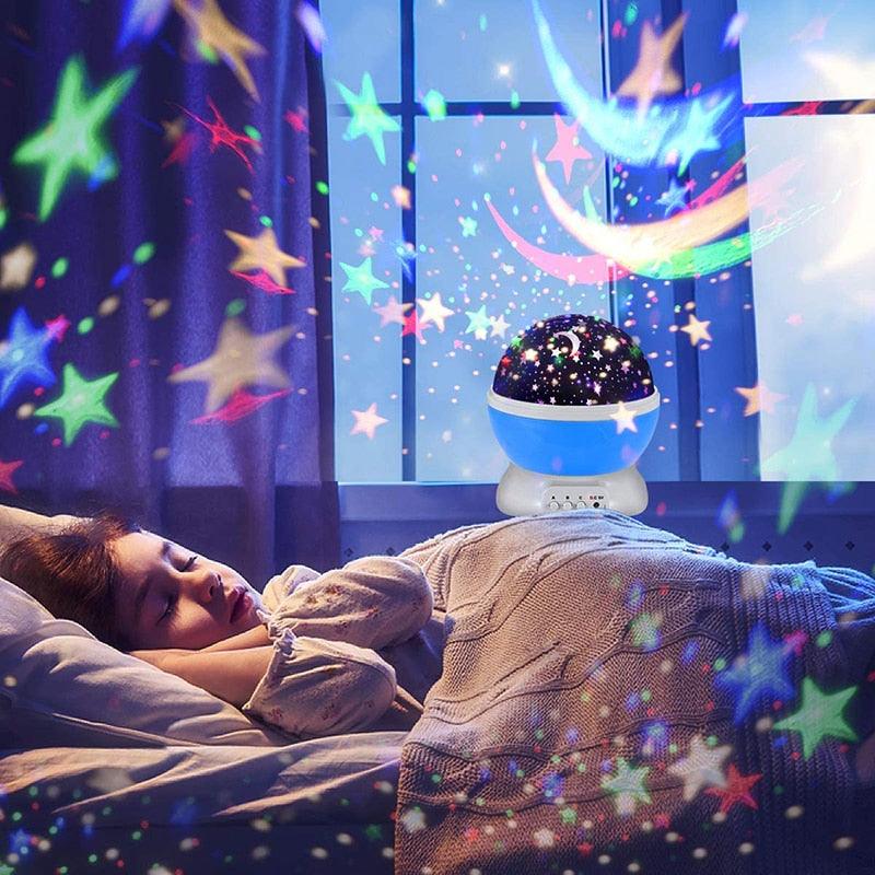 ZK50 Romantic Starry Sky LED Night Light Projector - Battery USB Night Light (LL4)(F58)