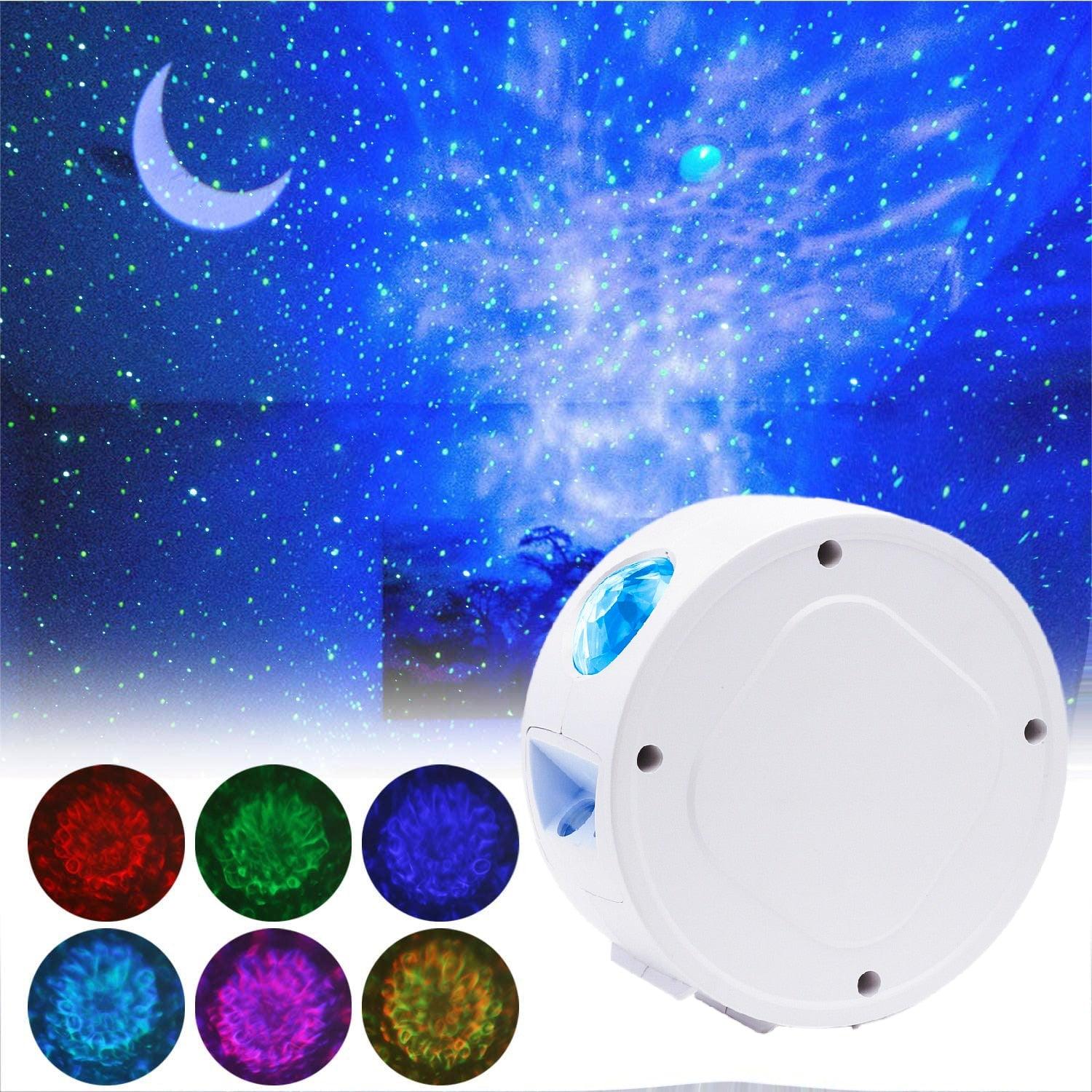 Starry Sky Projector - Star Night Light Upgraded Smart WIFI Ocean Waving Lights Moon (LL4)(F58)
