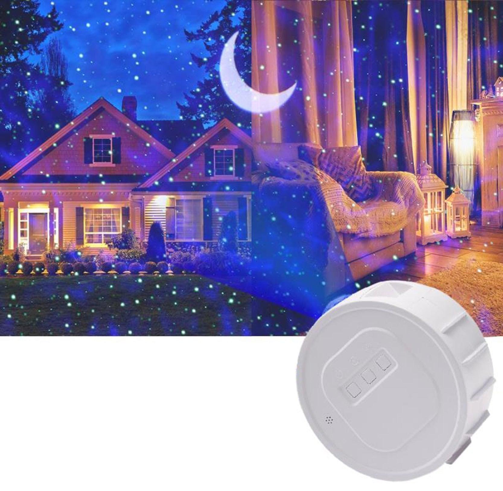 Starry Sky Projector - Star Night Light Upgraded Smart WIFI Ocean Waving Lights Moon (LL4)(F58)