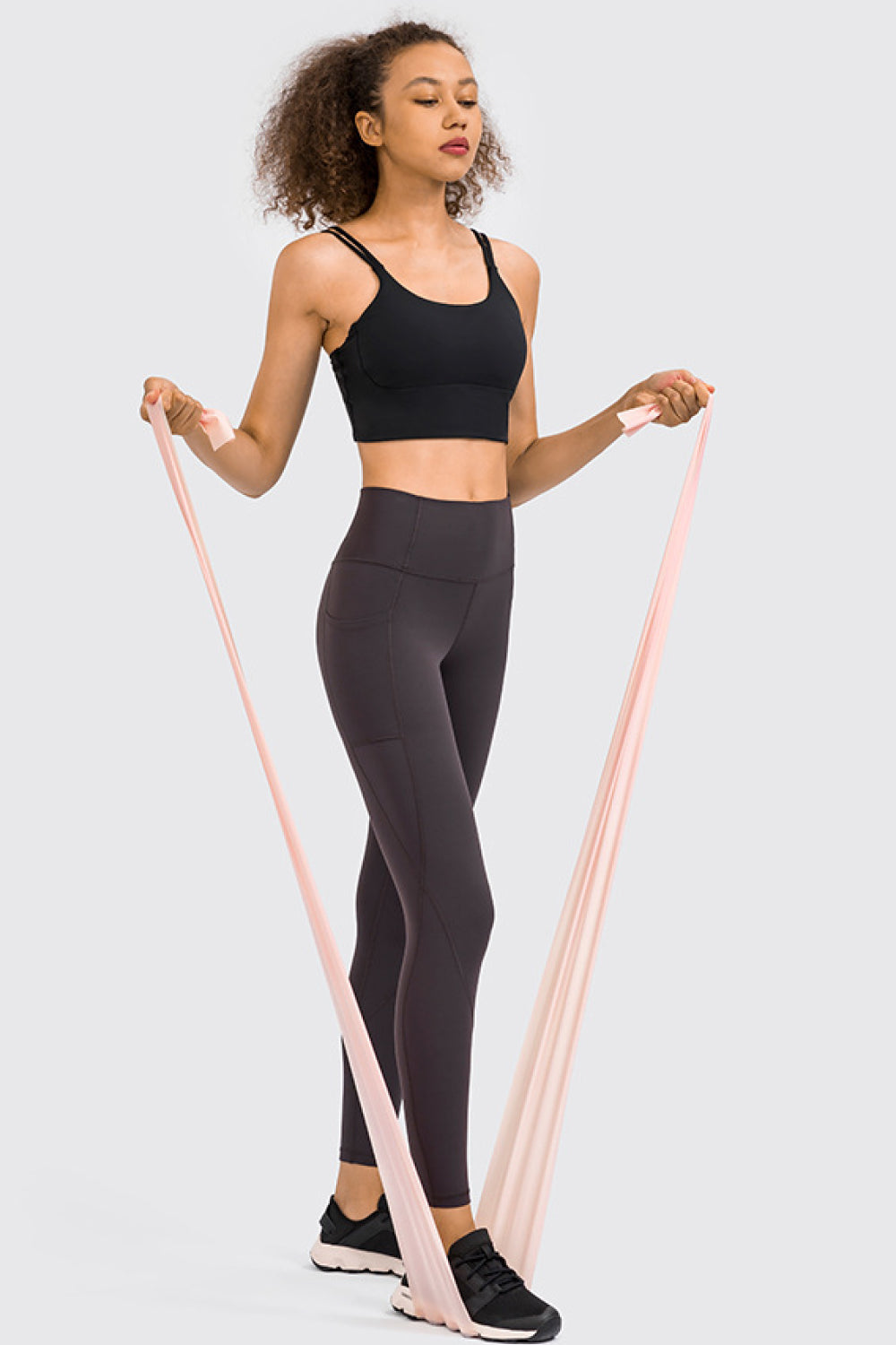 High Rise Yoga Leggings with Side Pocket (TBL) T