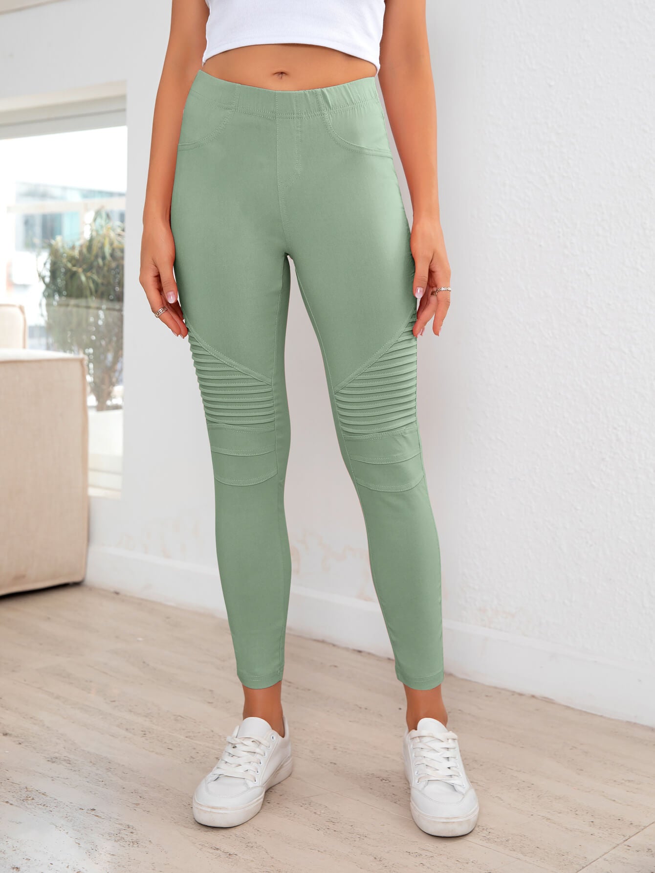 Ribbed Detail Leggings (TBL) T