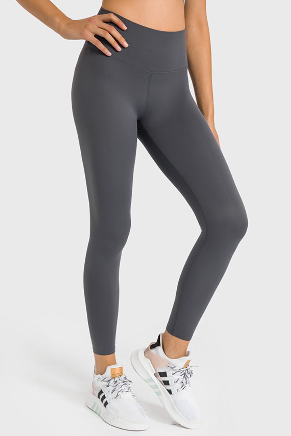 High Waist Ankle-Length Yoga Leggings (TBL) T - Deals DejaVu