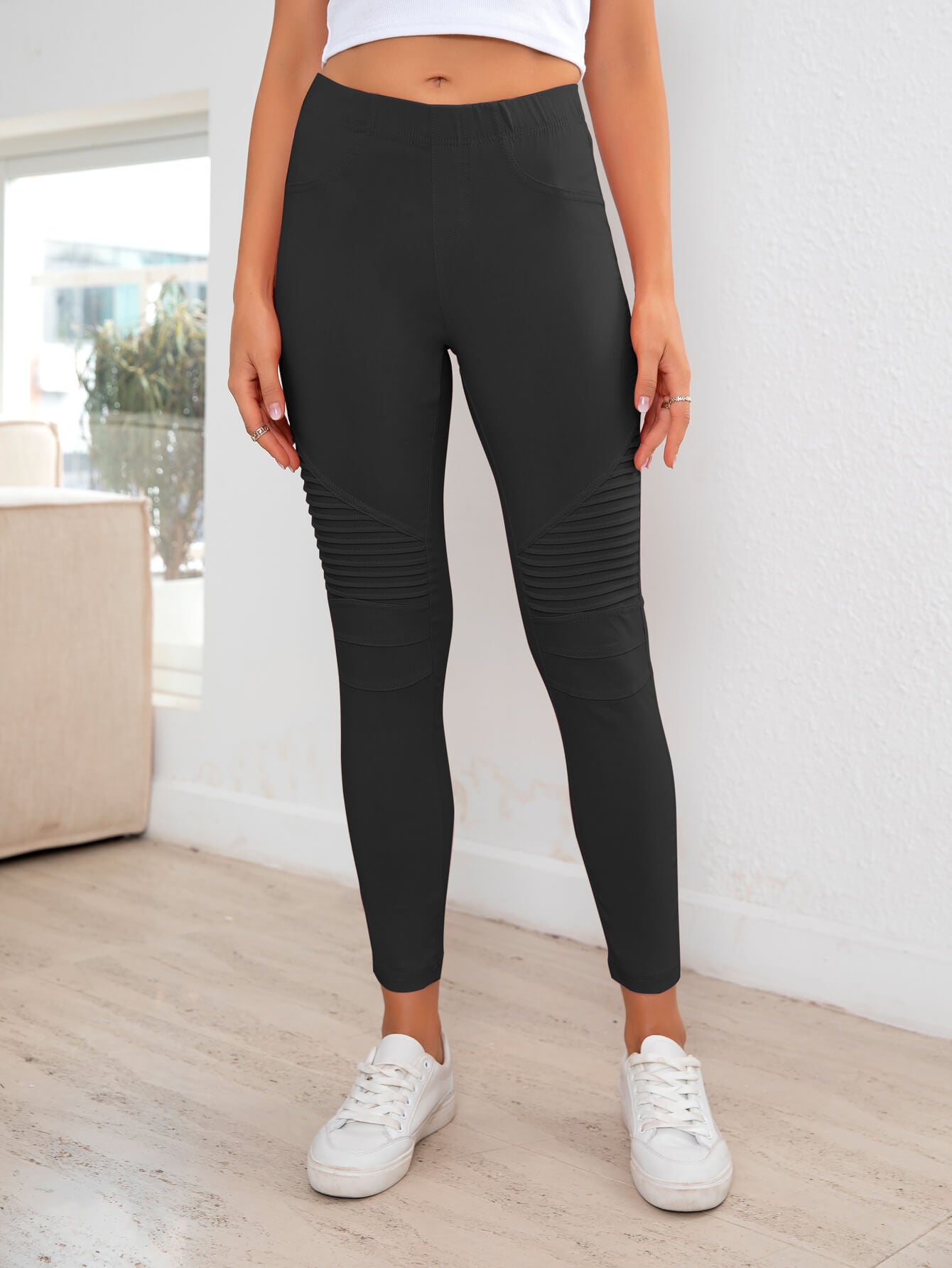 Ribbed Detail Leggings (TBL) T