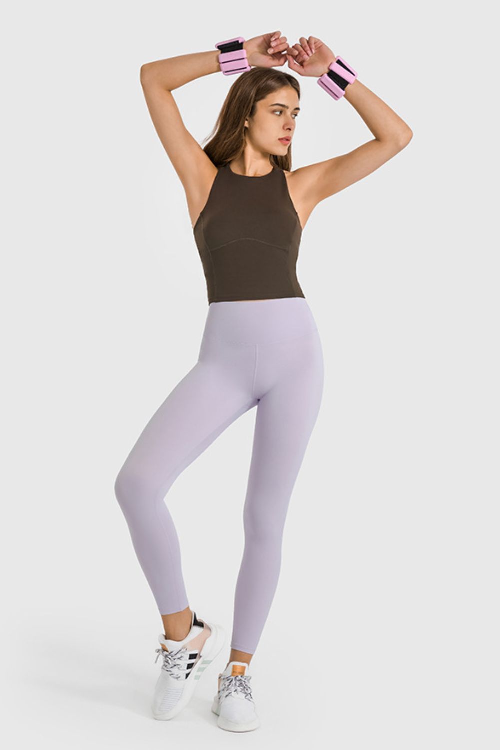 High Waist Ankle-Length Yoga Leggings (TBL) T - Deals DejaVu