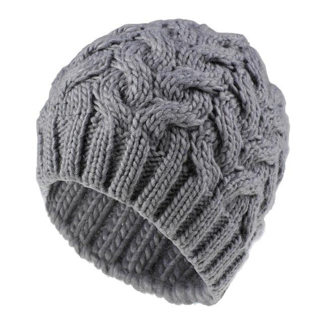 Great Women Autumn Solid Fashion Unisex Beanie (3U87)