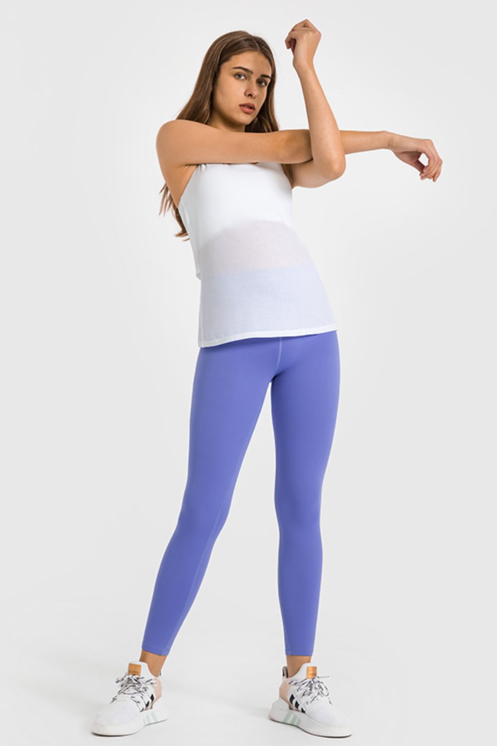 High Waist Ankle-Length Yoga Leggings (TBL) T - Deals DejaVu