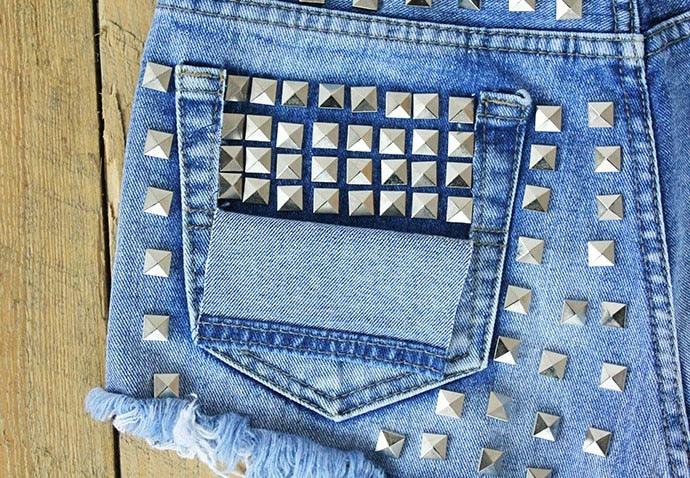 Trending Women's Fashion Brand Ripped High Waisted Short - Jeans Punk Sexy Hot Shorts (D32)(TBL2)