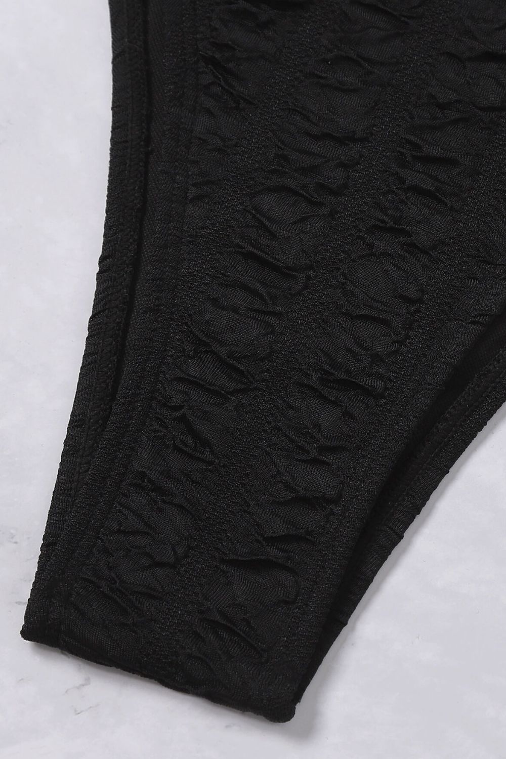 Textured High Cut Bikini Set (TB9D) T