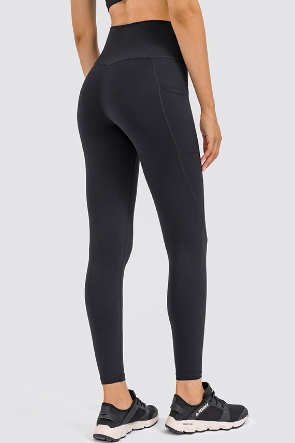 High Rise Yoga Leggings with Side Pocket (TBL) T