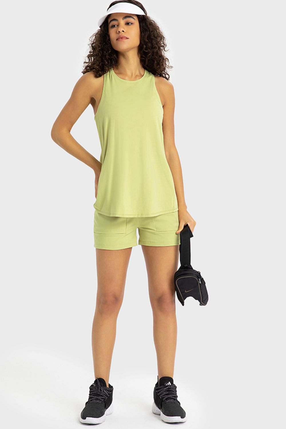 Elastic Waist Sports Shorts with Pockets (TBL2) T