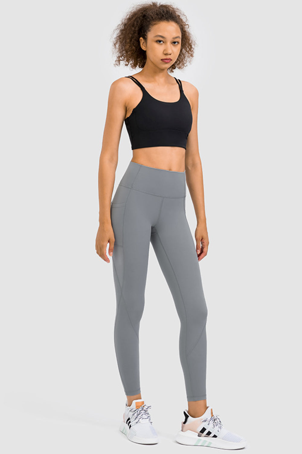 High Rise Yoga Leggings with Side Pocket (TBL) T