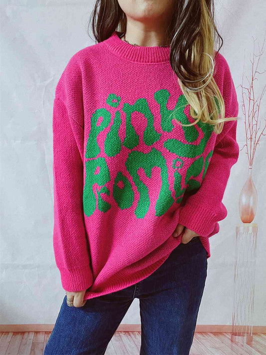 PINKY PROMISE Graphic Sweater - Deals DejaVu
