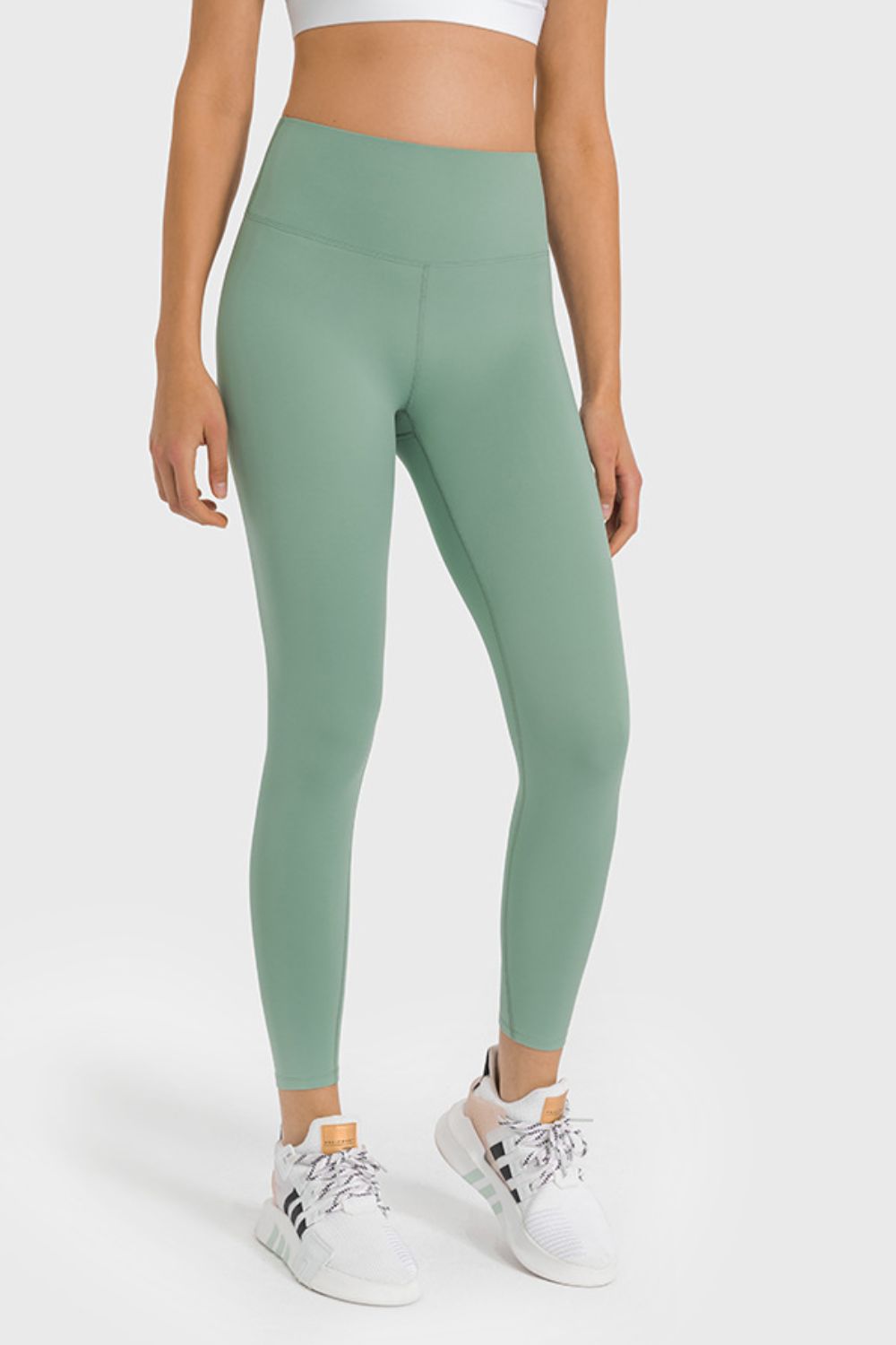 High Waist Ankle-Length Yoga Leggings (TBL) T - Deals DejaVu