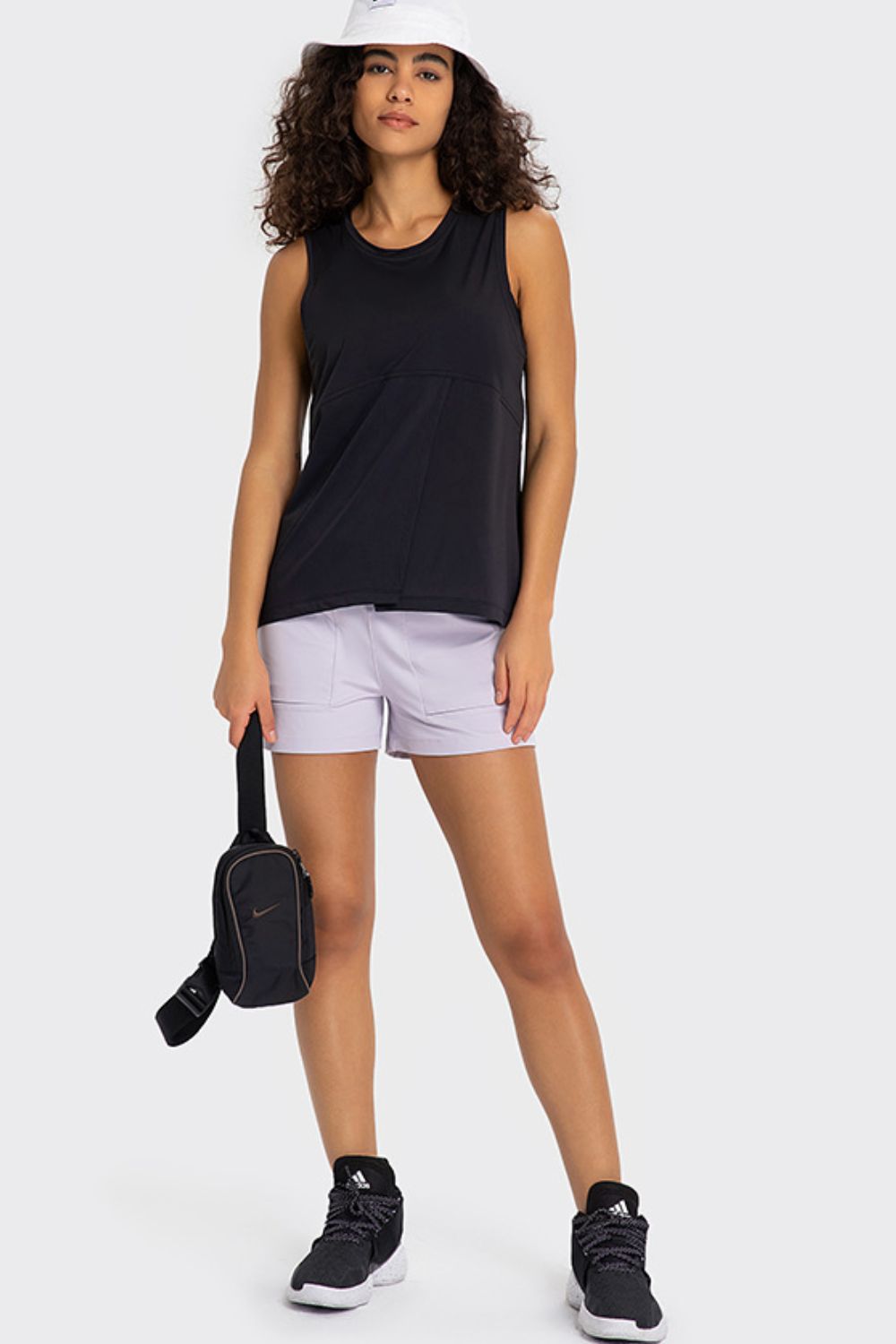 Elastic Waist Sports Shorts with Pockets (TBL2) T