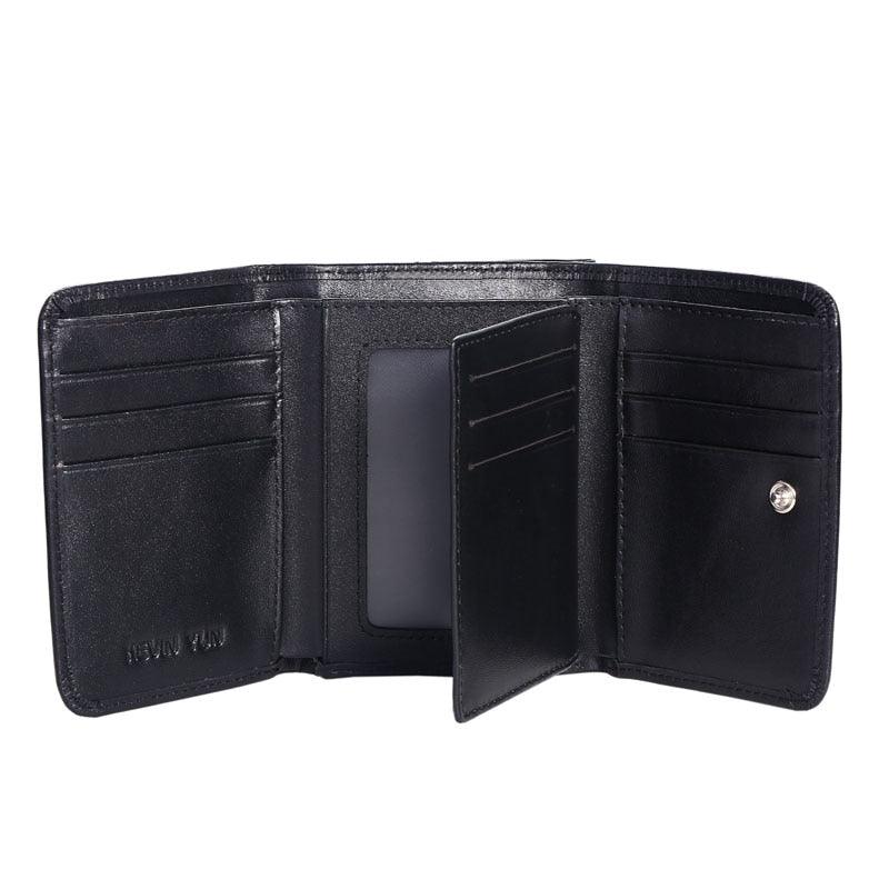 Fashion Genuine Leather Men Wallets - Short Design Credit Card Holder Wallet wiWh Coin Pocket (1U17)