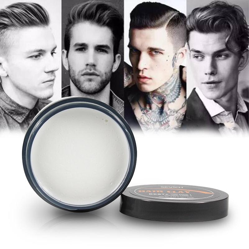 Hair clay high hold low shine hair wax natural look for man - fashion hair style 80g best styling strong hold daily use (BD3)(1U45)