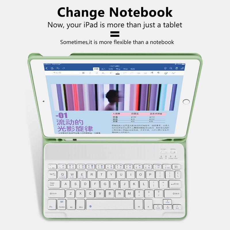Cool keyboard For ipad 10.2 Case -Keyboard for iPad 7th generation Case - iPad Air 3 10.5 mini 5 7.9 Air 9.7 2017/2018 case Keypad (TLC3)(F47)