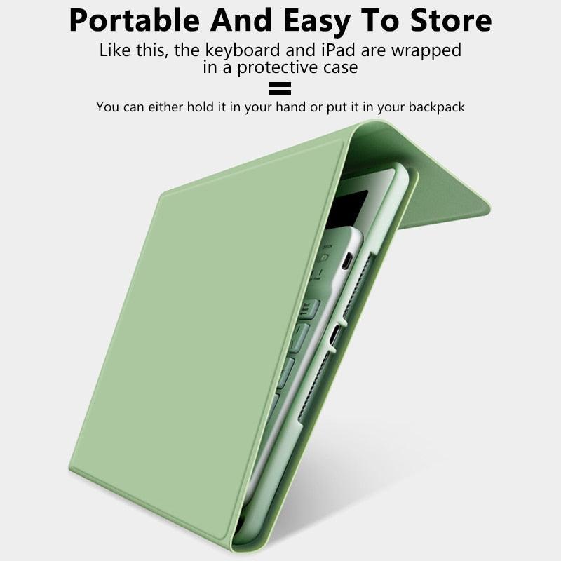 Cool keyboard For ipad 10.2 Case -Keyboard for iPad 7th generation Case - iPad Air 3 10.5 mini 5 7.9 Air 9.7 2017/2018 case Keypad (TLC3)(F47)