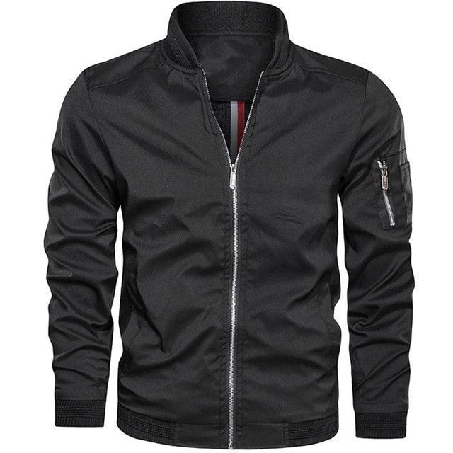 Men Bomber Jacket - Slim Male Wear Casual Windbreaker Jacket (TM3)