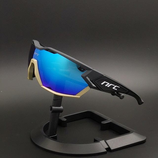 New Photochromic Cycling Glasses - Adjustable 3 Lens Road Bike Sunglasses (MA6)(F102)