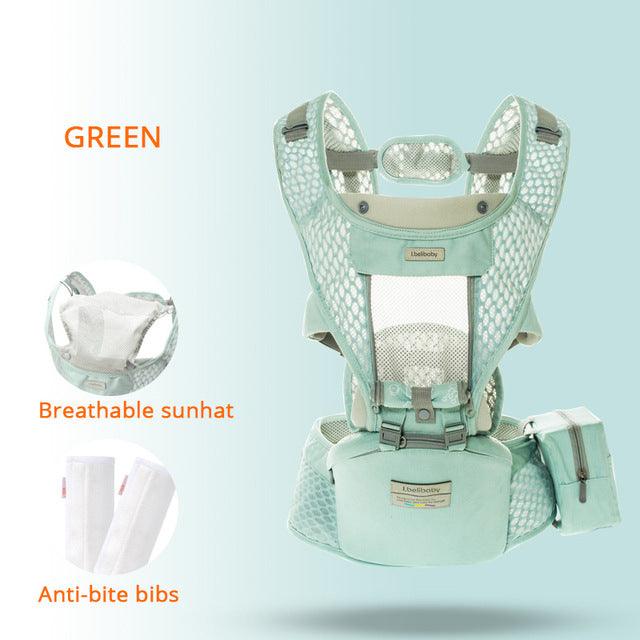 Summer Breathable 3 in 1 Baby Carrier Sling For Newborns - Seat Detachable Backpack (D1)(F1)