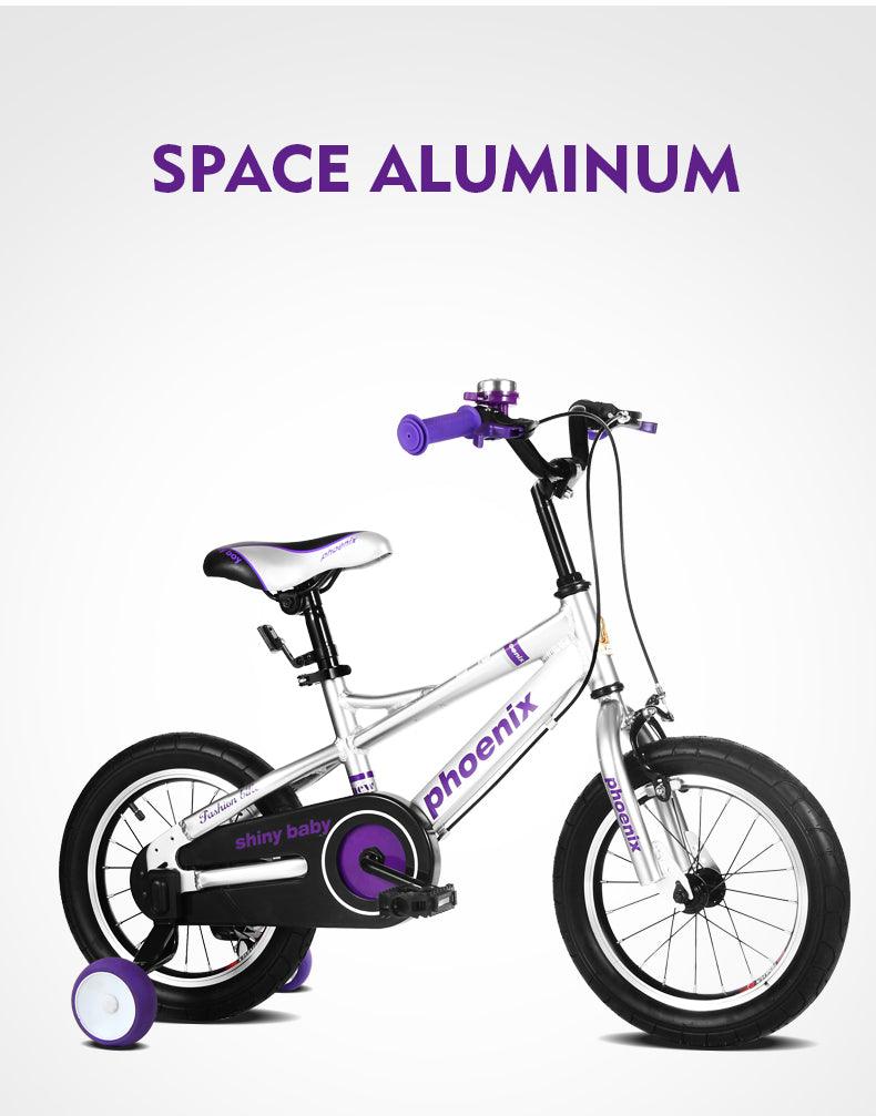 High Quality Children Bicycle 2-4-5-6-7 Year Old - Durable Lightweight Aluminum Baby Kids Bike 12 14 16 INCH (9X1)(F2)