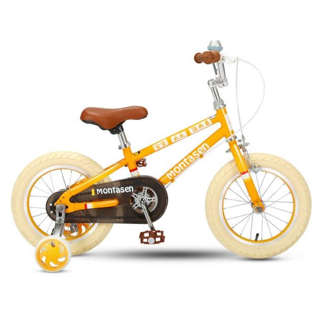 Great Children Balance Bike - Detachable Auxiliary Wheel Cycle 14/16 inch Kids Bicycle for 2-7 Years Old Kid (9X1)
