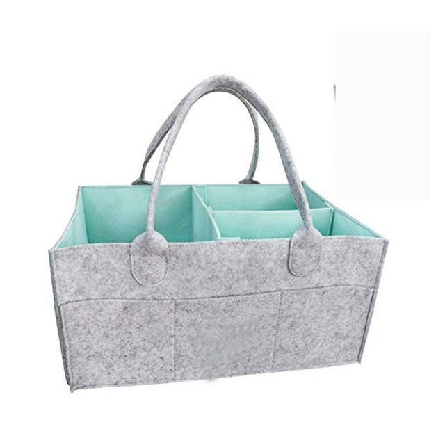 Diaper Bag Organizer Newborn Boy–Extra Large Caddy Organizer, Portable Nursery Organizer Baby Basket for Baby Necessities and New Born Babies Items. Baby Shower Gifts for Boys & Girls (3U1)(X1)