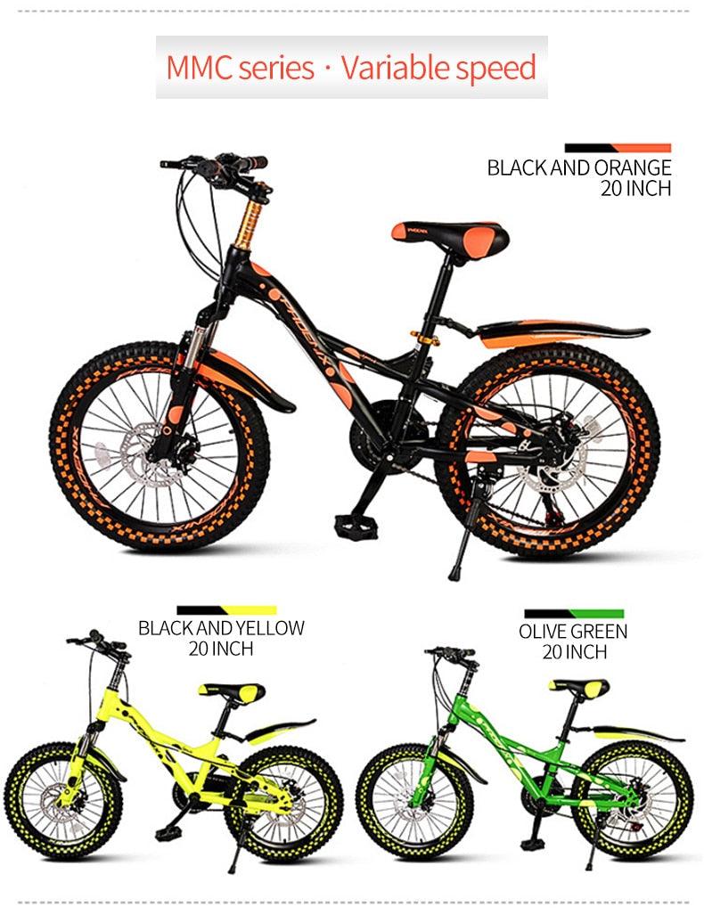 Amazing High Quality Children Bicycle - Durable Lightweight Aluminum 18 20 22 INCH - 21 Speed Racing Tires (9X1)