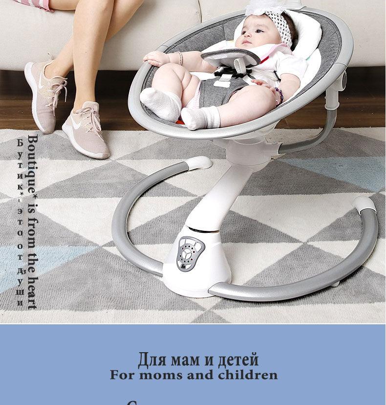 Safety Baby Rocking Chair - Baby Electric Cradle Rocking Chair 0-3 - Baby's Artifact Sleeps (X8)