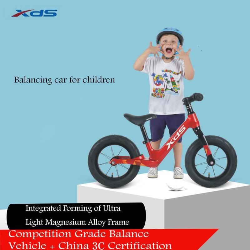 Super Children Balance Baby Bike - Ride on Toys No-Pedal 2-7 Year Old Beginners Ski Glissade Run (9X1)