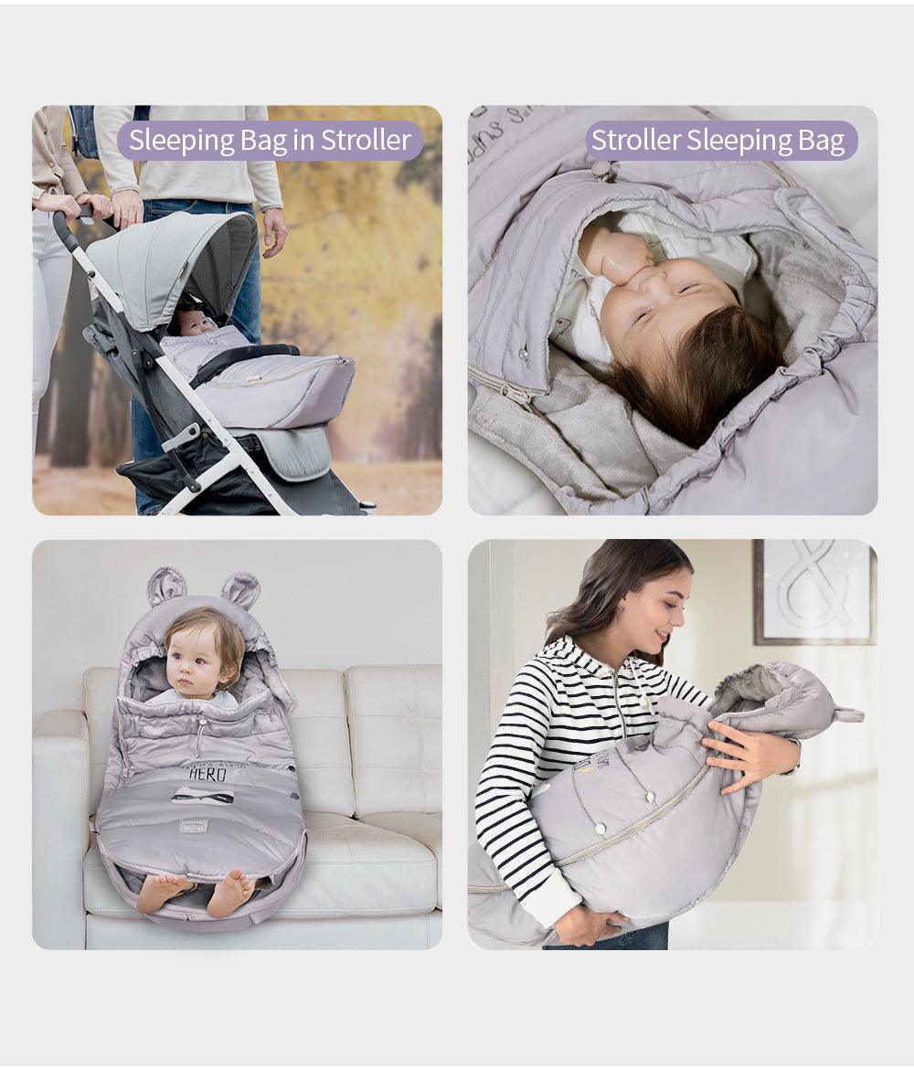 Cute Baby Sleeping Bag - For Stroller,Autumn Winter Outdoor Tour - Waterproof Infant Warm (3X1)(X5)(X2)