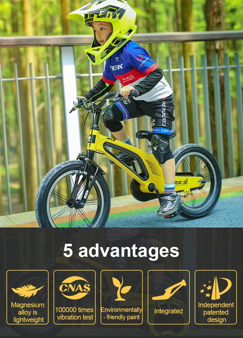 Amazing Children's Bike - Cycling Rear Wheel for 3-8 Year Old Kids - Bicycle Lightweight Balanced Bikes 14 Inch 16 Inch (9X1)(F2)