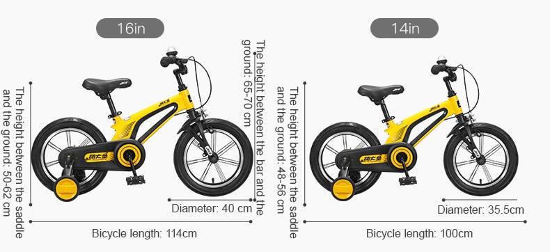 Amazing Children's Bike - Cycling Rear Wheel for 3-8 Year Old Kids - Bicycle Lightweight Balanced Bikes 14 Inch 16 Inch (9X1)(F2)