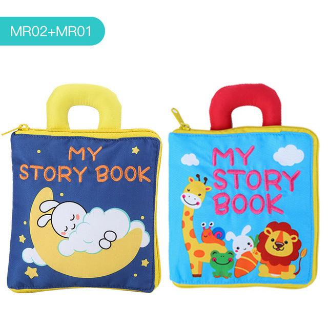 New Early Learning Baby Toys - For Children Animals, Vehicle, & Forest - Soft Cards Cloth Books For Toddlers Baby Toys (6X2)(F2)