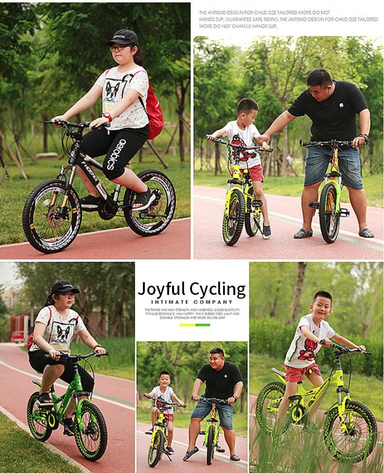 Amazing High Quality Children Bicycle - Durable Lightweight Aluminum 18 20 22 INCH - 21 Speed Racing Tires (9X1)