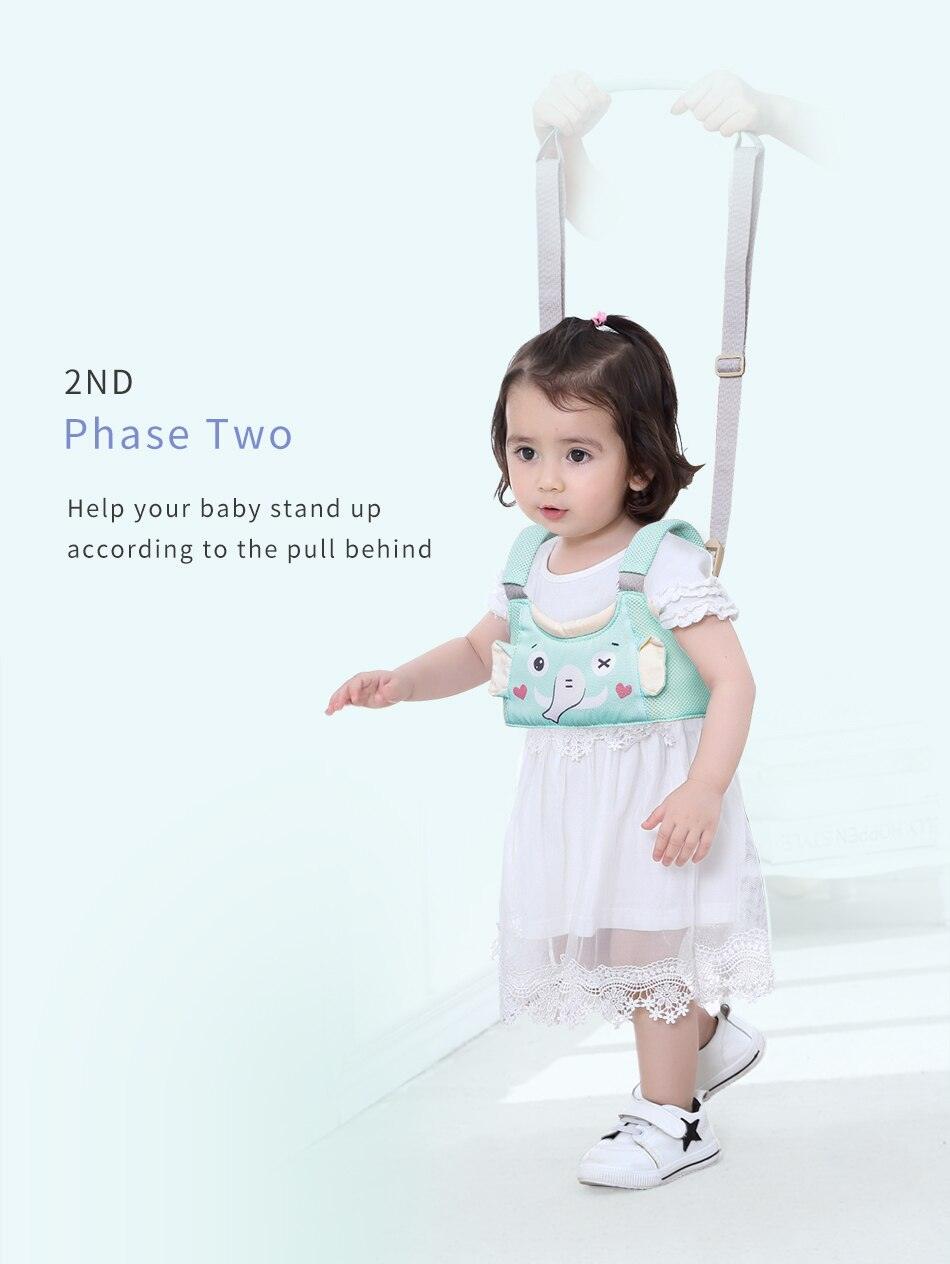 Safety Walking Belt Baby Harnesses Leashes - Baby Walk Assistant Belt - Walker Toddler Wings Cartoon (X9)(F1)